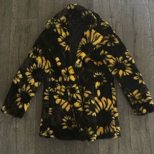 Delia’s Faux Fur Sunflower Jacket